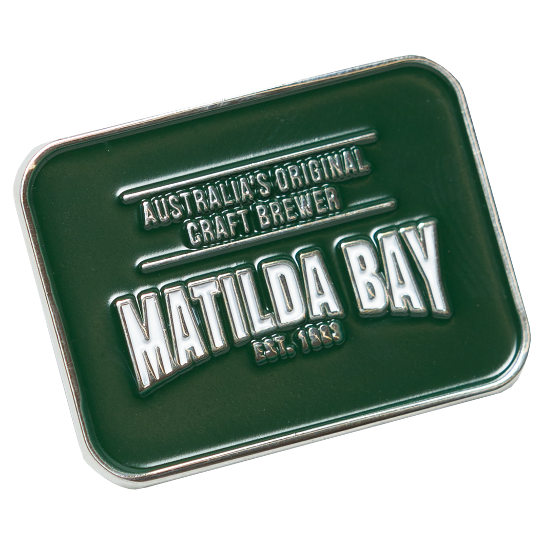 Forest Green Matilda Bay Badge Pin