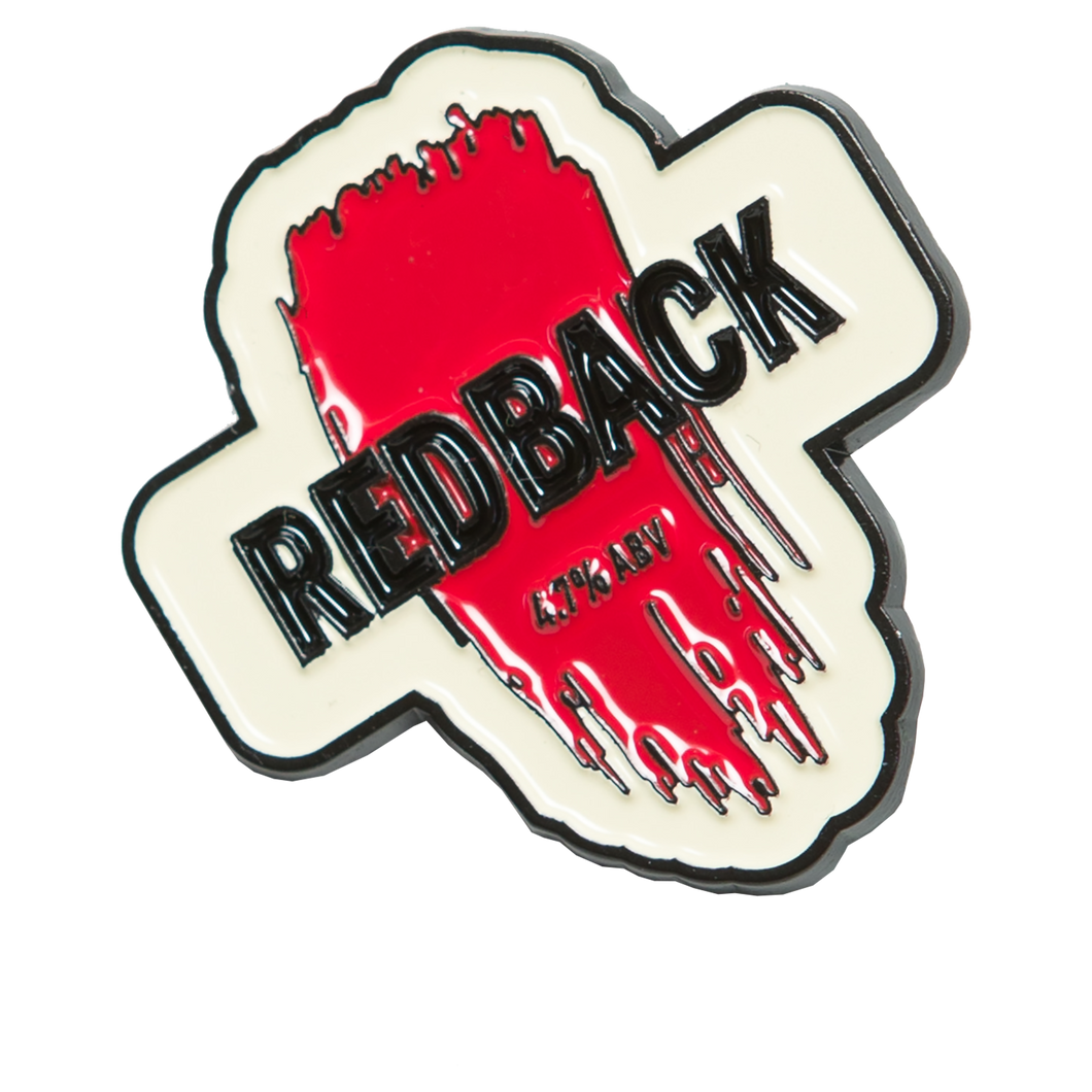 Redback Badge Pin