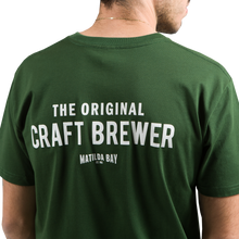 Load image into Gallery viewer, Forest Green ‘The original craft brewer’ T-Shirt
